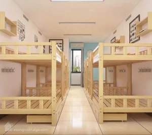 Thi Công Giường Tầng Ký Túc Xá Trường CĐ Công Thương - Q9, Hcm