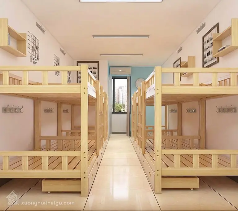 Thi Công Giường Tầng Ký Túc Xá Trường CĐ Công Thương - Q9, Hcm